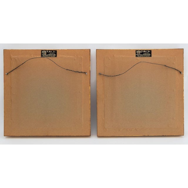 Herbert Cooper Floral Painted Porcelain Plaques, 2 For Sale - Image 9 of 9