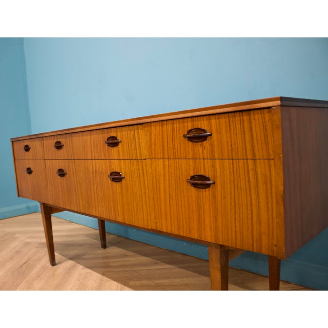 Mid-Century Teak Compact Sideboard, 1960s For Sale - Image 4 of 9