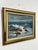 Coastal F. Yayboke Turkish Coastal Seascape Signed Oil Painting, Circa 1960's For Sale - Image 3 of 12