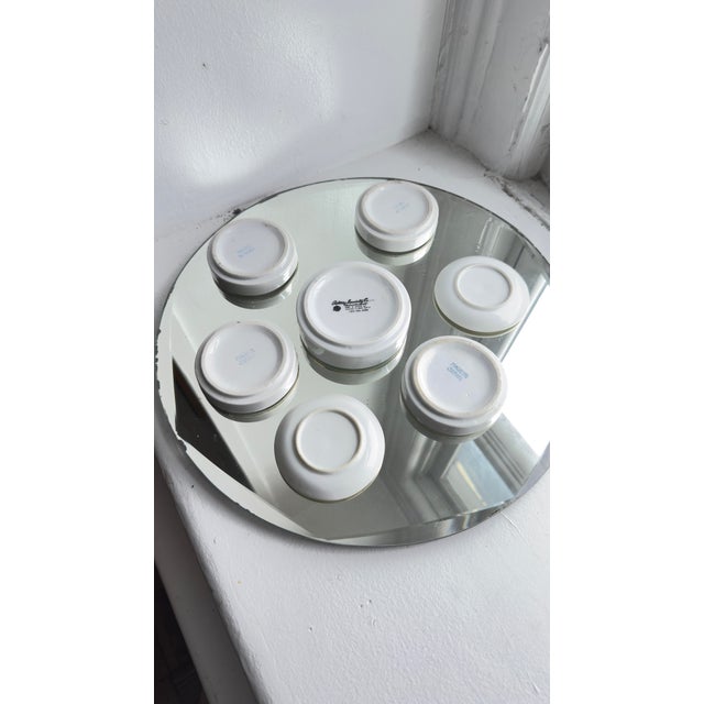 Intage Japanese & European Porcelain Tabletop Set – Floral Rococo Coasters, Tea Bag Holders & Ashtray” For Sale - Image 15 of 17