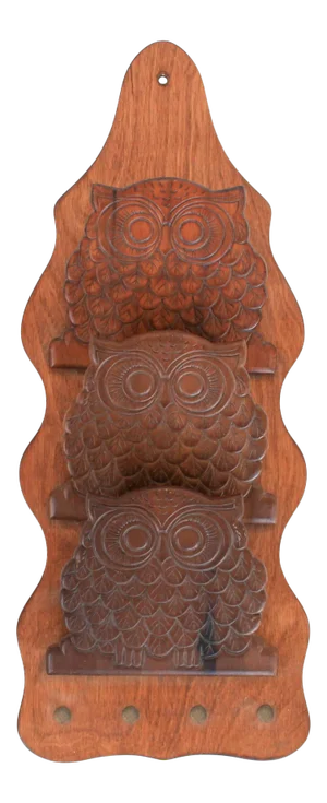 Vintage Wall Owl Letter & Key Holder