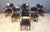 Vintage Spanish Leather and Wood Dining Chairs, 1970s, Set of 6 For Sale - Image 15 of 16