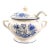 1960s Footed Covered Soup Tureen in Blue Onion For Sale