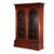 Oversized antique Victorian walnut bookcase with 2 arche-front doors over 2 lower dawers c1890 Measures - 79 3/4" x 54...