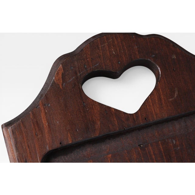 Pfaltzgraff Village Wood Tray With Heart Cutout Handles For Sale - Image 13 of 15