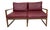 Vintage Two-Seater Sofa in Red Leather by Andy Thornton, 1995 For Sale