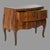 Brown Antique Italian Olive Wood Two Drawer Bombe Commode Circa 1930 For Sale - Image 8 of 12