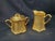 Hollywood Regency Vintage Wheeling Decorating Company WDC Ransom Creamer and Sugar Bowl Doves Roses Daisies For Sale - Image 3 of 16