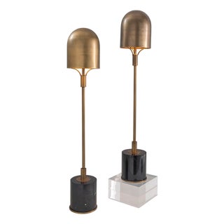 Oppa Black Buffet Lamp, Set of 2 For Sale