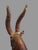 African Vintage Antique Leather 21" Figural Ibex Statue Sculpture For Sale - Image 3 of 9