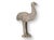 English Vintage English Silver Plated Ostrich / Emu Figure For Sale - Image 3 of 3