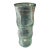 1970s Green Glass Bamboo Vintage Vase For Sale