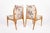 Wood Vintage Mid Century Swedish Wood & Floral Fabric Side Chairs, 1950s For Sale - Image 7 of 12