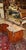 Brown 1920's French Style Marble Top Inlaid Walnut Vanity With Later Companion Mirror For Sale - Image 8 of 15