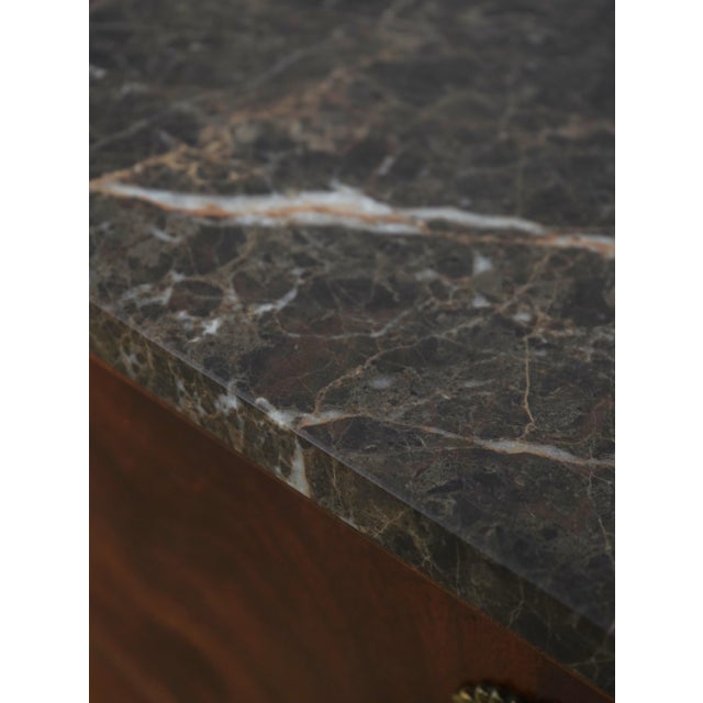 Stone Henredon Historic Natchez Marble Top Chest For Sale - Image 7 of 18