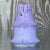 An amazing vintage Boho studio pottery vase. A chic little hand crafted vessel in a brilliant amethyst color. Signed on...