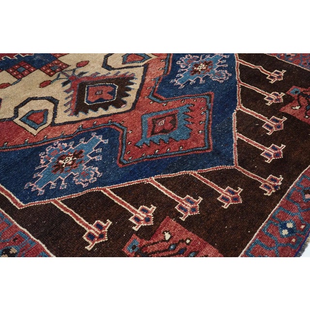 Textile Antique Tribal Rug 6'3'' x 13'8'' For Sale - Image 7 of 12