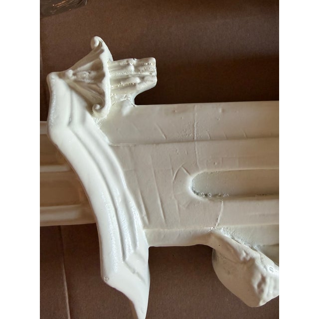 1971 Gampel Stoll White Gloss Chinoiserie Pagoda Mirror For Sale - Image 14 of 17