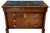 Early 20th Century John Stuart French Empire-Style Walnut Commode With a Black Marble Top. For Sale In Washington DC - Image 6 of 16