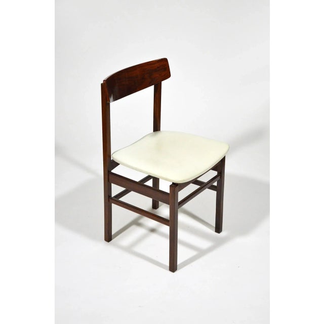 1960s Vintage Italian Rosewood Dining Chairs, 1960s, Set of 6 For Sale - Image 5 of 13