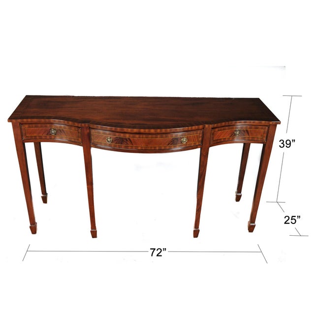As beautiful as it is long the Niagara Furniture Three Drawer Mahogany Sideboard is an eye catching piece with a large and...