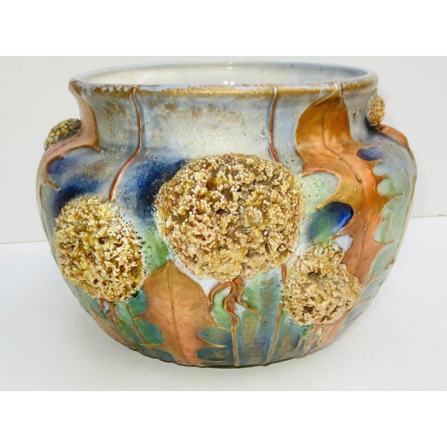 Amphora Amphora Danidelion Vase by Daschel Circa 20s' For Sale - Image 4 of 10