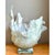 Dove Gray Vintage Abstract Glass Art Vase For Sale - Image 8 of 12