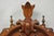 Late 19th Century Antique Eastlake Victorian Carved Walnut Oval Mirror Sideboard Backsplash Shelf For Sale - Image 5 of 18