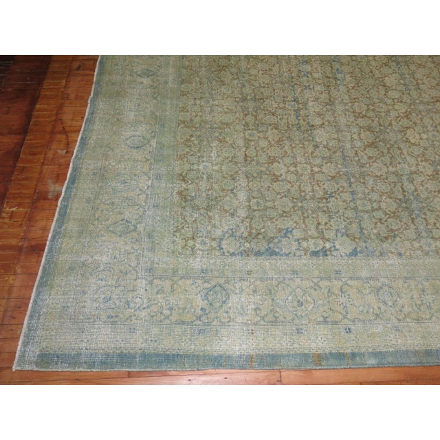 Early 20th Century Zabihi Collection Persian Tabriz Oversize Carpet - 10'3" x 17' For Sale In New York - Image 6 of 10