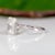 3Ct Lab Grown Diamond Ring With Blue Sapphire Accent in Solid 14 Gold, 10x8mm, Size 6.75 For Sale - Image 10 of 10