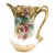 1940s Shaped Chocolate Pot With Dimensional Flower Details and No Lid For Sale