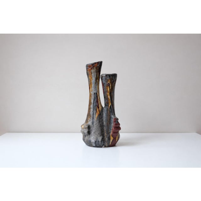 1960s 912 Openwork Ceramic Vase by Helmut Friedrich Schäffenacker For Sale - Image 5 of 5