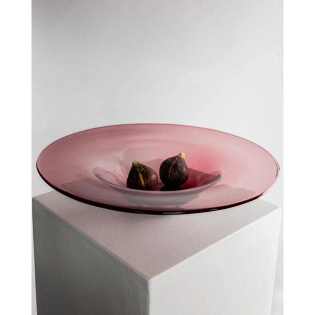 Mid-Century Murano Glass Bowl in Berry Glass, Italy, 1970s For Sale - Image 4 of 11