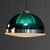 1960s Green Plastic Pendant Lamp, 1960s For Sale - Image 5 of 14