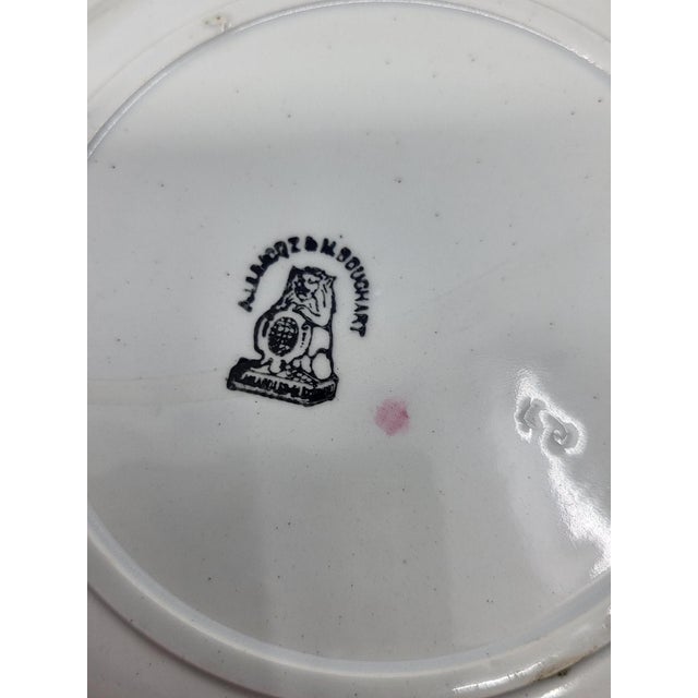 Saint Amand Earthenware Plates King Queens Favorites of France, Set of 12 For Sale - Image 14 of 15