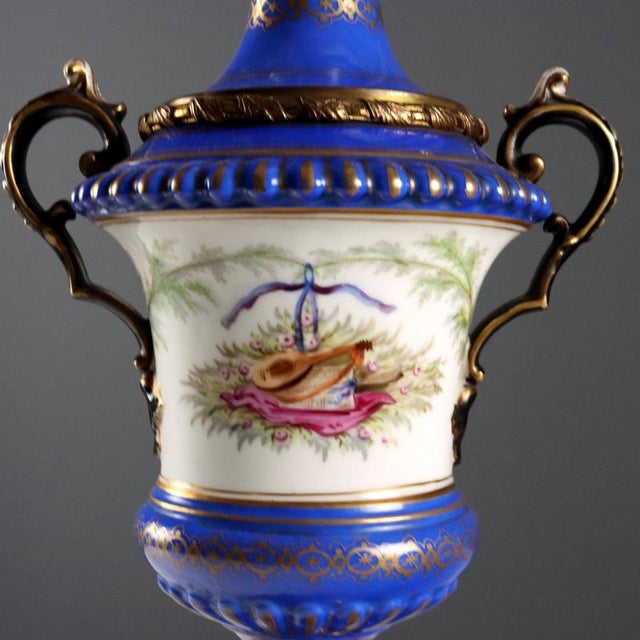 Antique Bronze Oil Lamp from Kosmos Brenner, Europe, 19th Century For Sale - Image 6 of 9