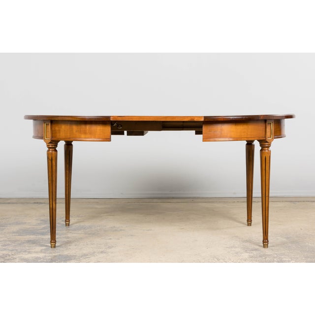 Antique French Louis XVI Style Extendable Dining Table For Sale - Image 9 of 18