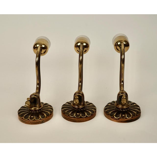Vintage Brass Wall Sconces from Hugo Gorge, 1937 For Sale - Image 15 of 18