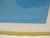 Turquoise Masaaki Noda Signed Artist Proof Accordance 13 Framed Vintage Abstract Print For Sale - Image 8 of 9