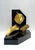 Italian Bronze Figural Sculpture on Black Acrylic Base.