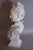 Large Italian White Crackle Glaze Porcelain Lady Bust Sculpture, 1970s , 23 Inches Tall For Sale In Raleigh - Image 6 of 10