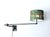 1920s O.C.White table lamp with an extension arm made into a wall lamp with lamp shade made in England. Four points of...