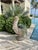 Oyster Gray Vintage Cast Stone Pelican Garden Planter Statue For Sale - Image 8 of 9