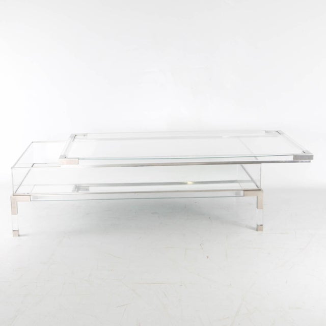 Coffee Table with Display Case, 1980s For Sale - Image 15 of 16