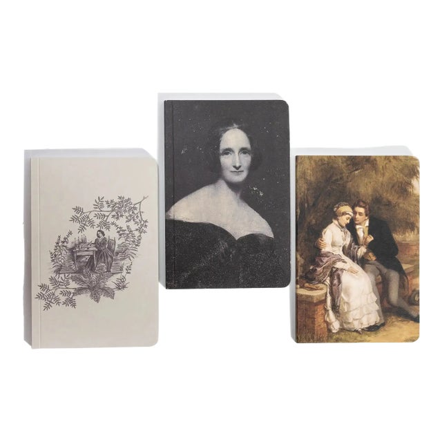 Set of 3 Pocket Journals - Portraits of Mary Shelley For Sale