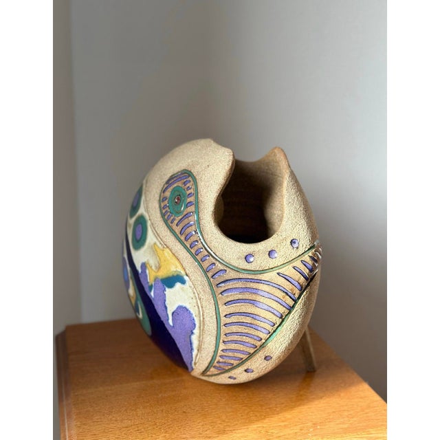 Ken Pick stoneware vessel, made in New Hampshire.
