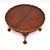 Antique Burr Walnut Pie Crust Coffee Table, 1920s For Sale - Image 3 of 7