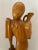 1950s Vintage Val Robbins Old World Teakwood Sculpture Marked For Sale - Image 5 of 10