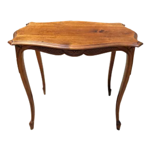 French Louis XV Walnut Center Table
