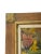 Green Antique French Château Garden Oil Painting in Handcrafted Folk Art Frame For Sale - Image 8 of 16